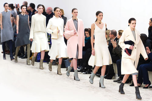 Il finale della sfilata Céline A/I 2013-14