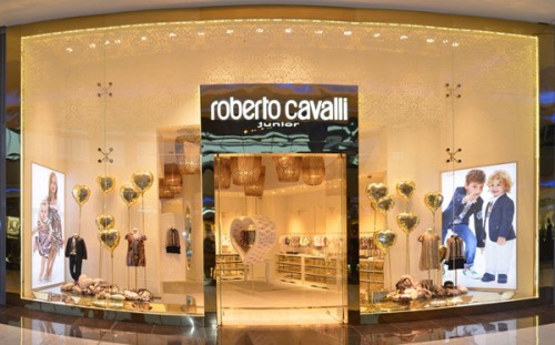 Roberto Cavalli Junior presso il Dubai Mall