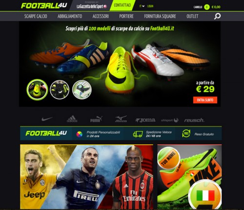 Il sito www.football4u.it