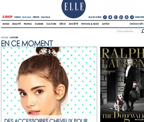 Homepage di Elle