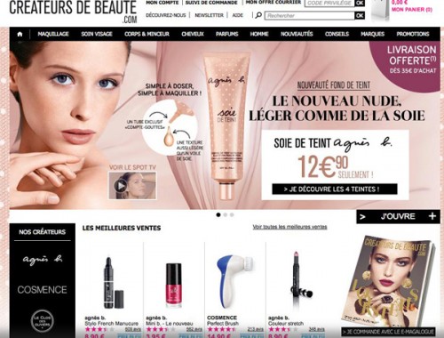 Il sito Beauté Créateurs