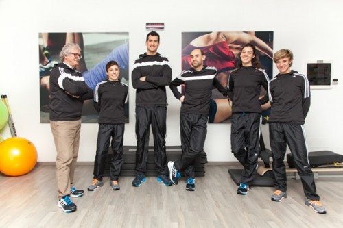 I professionisti di Adidas #cityrunners: Giorgio Rondelli, Elena Casiraghi, Stefano Pozzi, Patrizio Pintus, Elisa Cova e Irene Petrolini