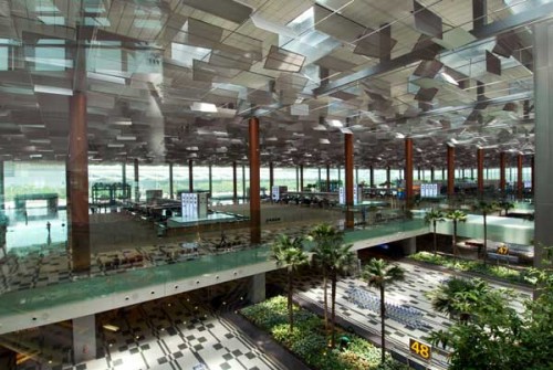 Un'immagine dell'aeroporto Changi di Singapore