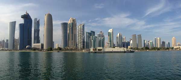 Lo skyline di Doha