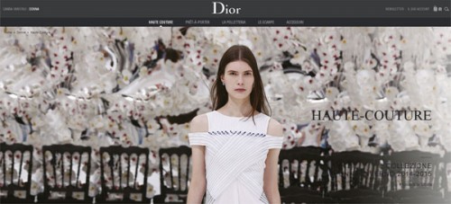 Dior Couture - Sito web