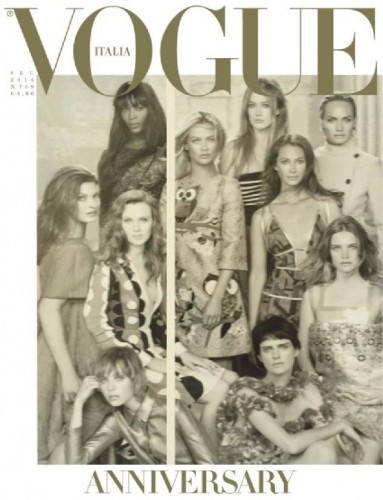 Cover del numero di settembre 2014 di Vogue Italia