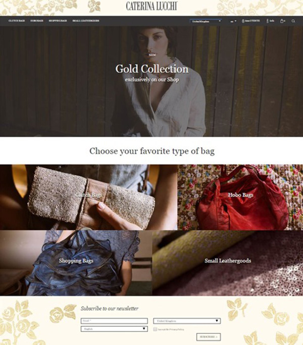 L'home page di caterinalucchi.it/shop
