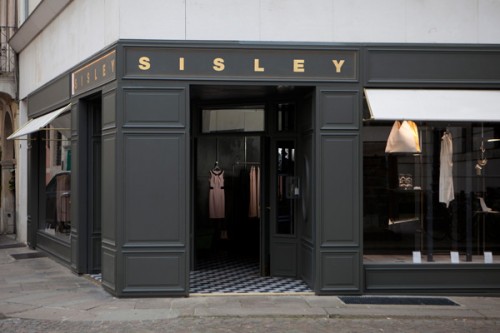 L'esterno dello store Sisley a Vicenza