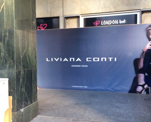 Lavori in corso al nuovo punto vendita Liviana Conti