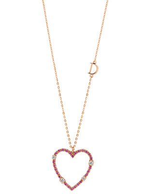 Damiani-pendente--cuore-in-oro-rosa-con-zaffiri-rosa-e-diamanti_sito