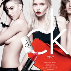 Nuova campagna mondiale per il lancio di ck one color cosmetic