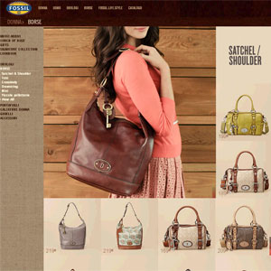 Fossil, al via l’e-store anche in Italia