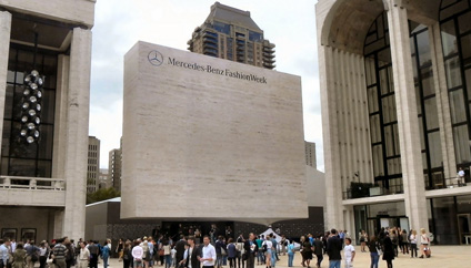 New York Fashion Week at Lincoln Center Fall/Winter 2012