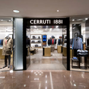 Cerruti 1881 nuovo concept store a Hong Kong
