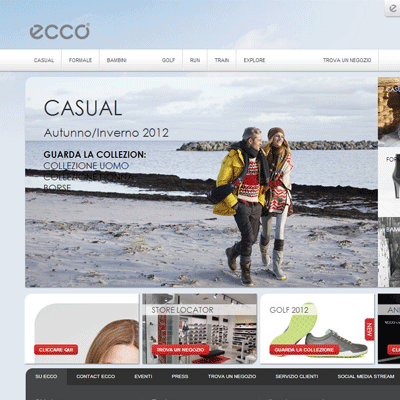 Secondo store italiano per le calzature Ecco