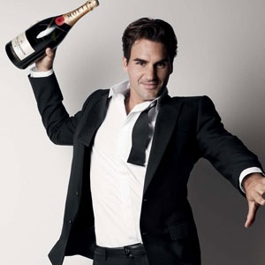 Roger Federer brand ambassador Moët & Chandon