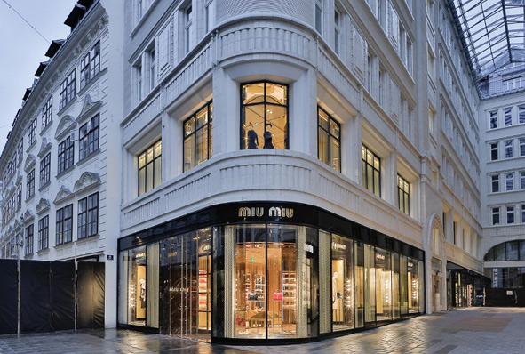 A Vienna la prima boutique austriaca di Miu Miu