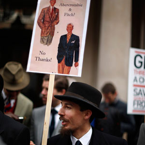Savile Row dice no a nuovo store Abercrombie