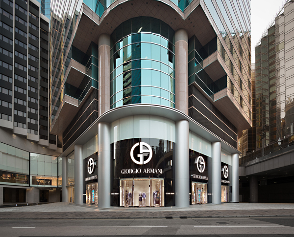 Giorgio Armani apre in Canton Road a Hong Kong