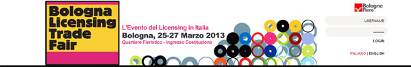 Il sito di Bologna licensing trade fair