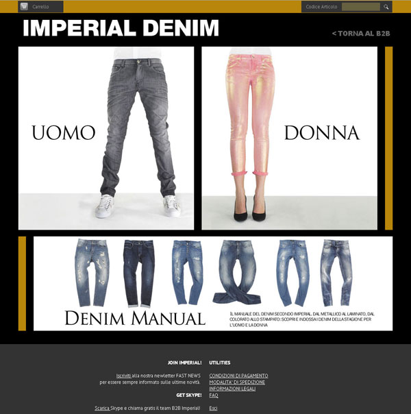Imperial Denim debutta on line