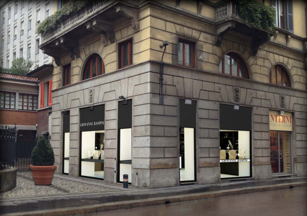 La boutique di Raspini si sposta in San Babila a Milano