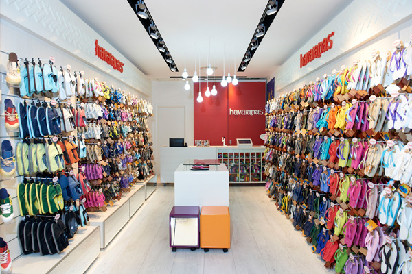 Lo store Havaianas di Roma