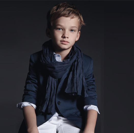 Un look Trussardi per bambino