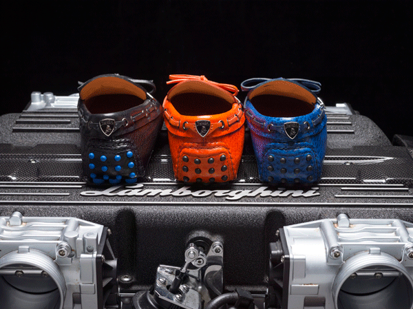 MODELLO 'DRIVING' DI CAR SHOE REALIZZATO PER LAMBORGHINI