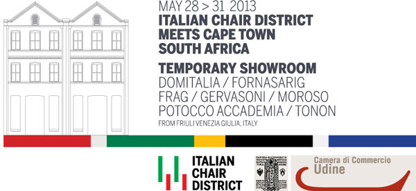 La sedia italiana di design sbarca in Sud Africa