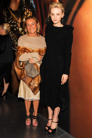 Miuccia Prada e Carrie Mulligan (Ph: BILLY FARRELL/BFAnyc.com)