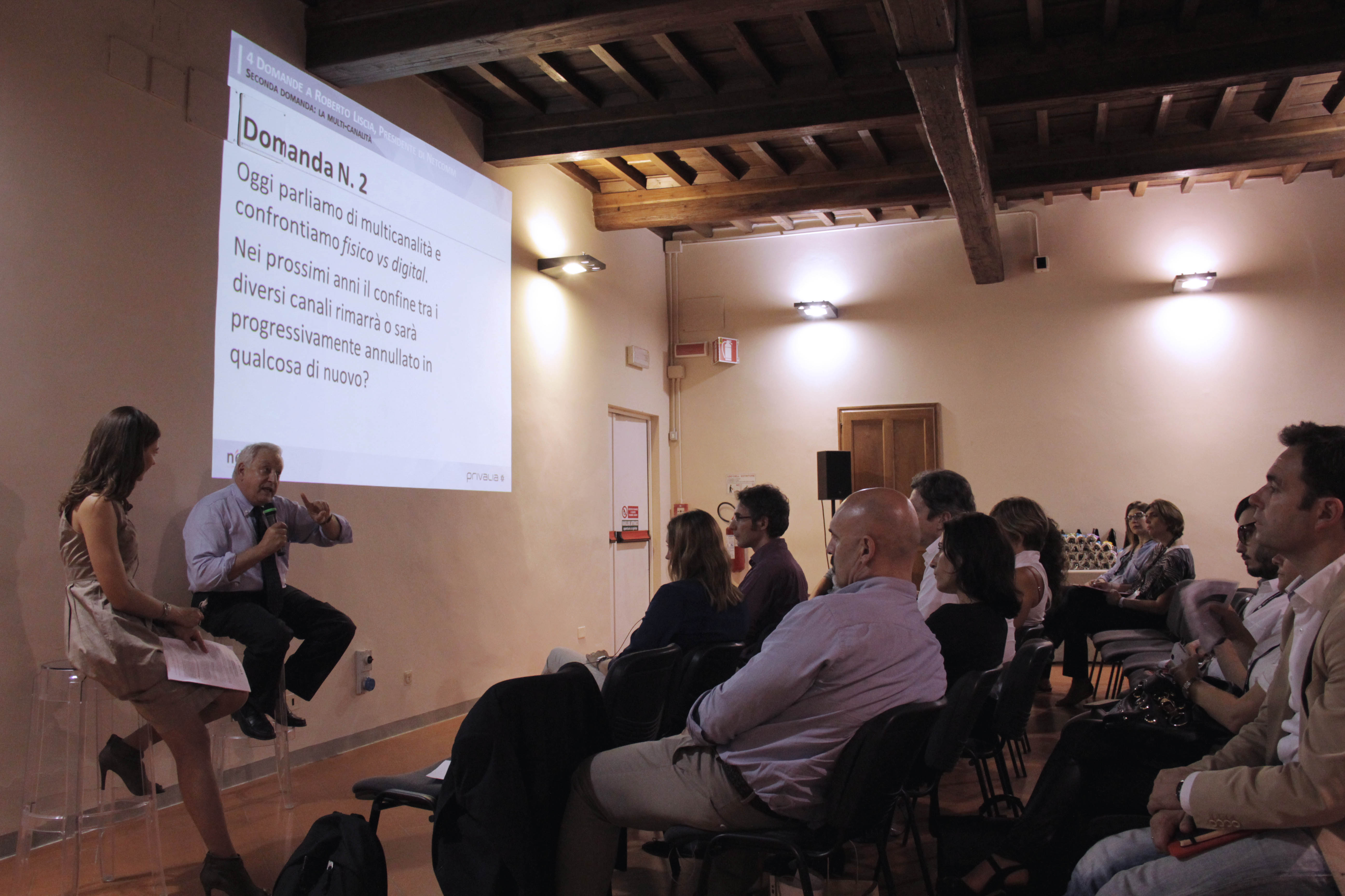 Un momento del convegno promosso da Privalia