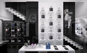 Un interno dello store Karl Lagerfeld