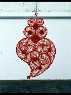 JOANA VASCONCELOS, "RED INDEPENDENT HEART"