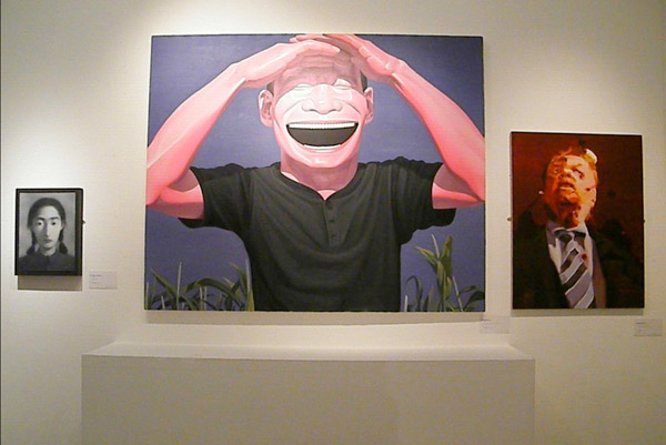 Un'opera di Yue Minjun