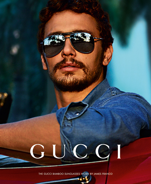 James Franco protagonista dell’eyewear di Gucci