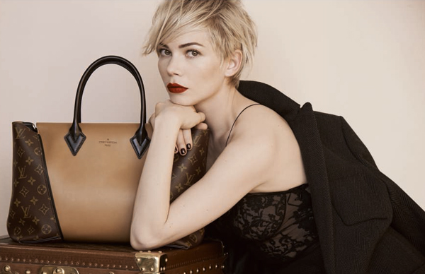 Michelle Williams per la nuova campagna Louis Vuitton