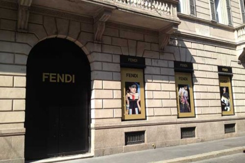 Fendi - via Montenapoleone
