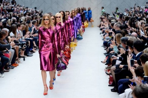 Una sfilata Burberry