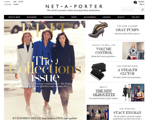Net-a-Porter, in arrivo il nuovo magazine