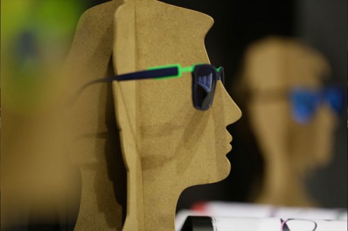 Un occhiale di ricerca presente alla manifestazione