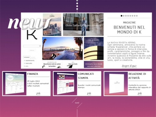 Il quotidiano online di Kering, K
