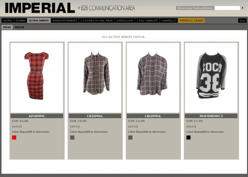 Sito B2B Imperial
