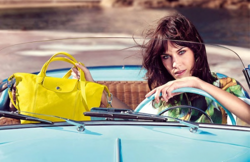 Alexa Chung for Longchamp P/E 2014