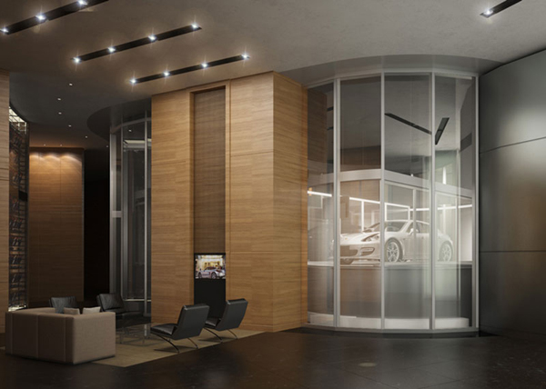 Porsche Design porta le auto in appartamento
