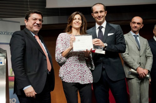 Alessandra e Guido Chiavelli ritirano il premio