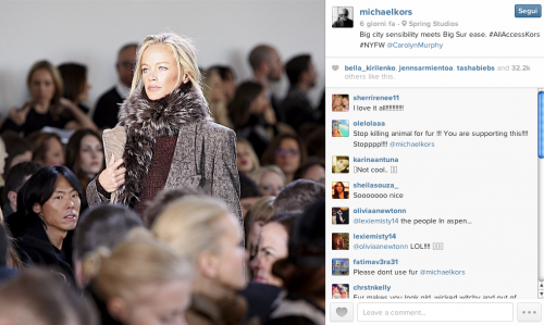 La sfilata a New York 'postata' da Michael Kors su Instagram