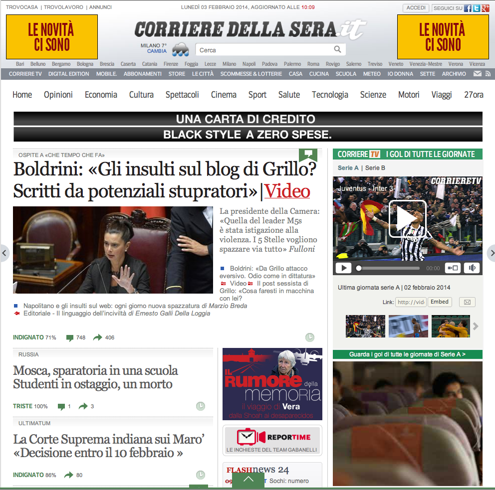 Corriere.it, in arrivo un “verticale” moda. Poi l’e-commerce