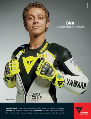 Valentino Rossi per Dainese