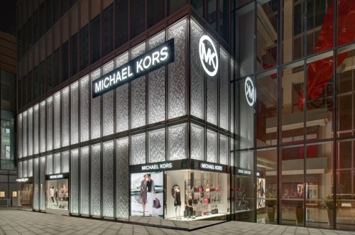 Faccioata dello store Michael Kors al Jing An Kerry Centre